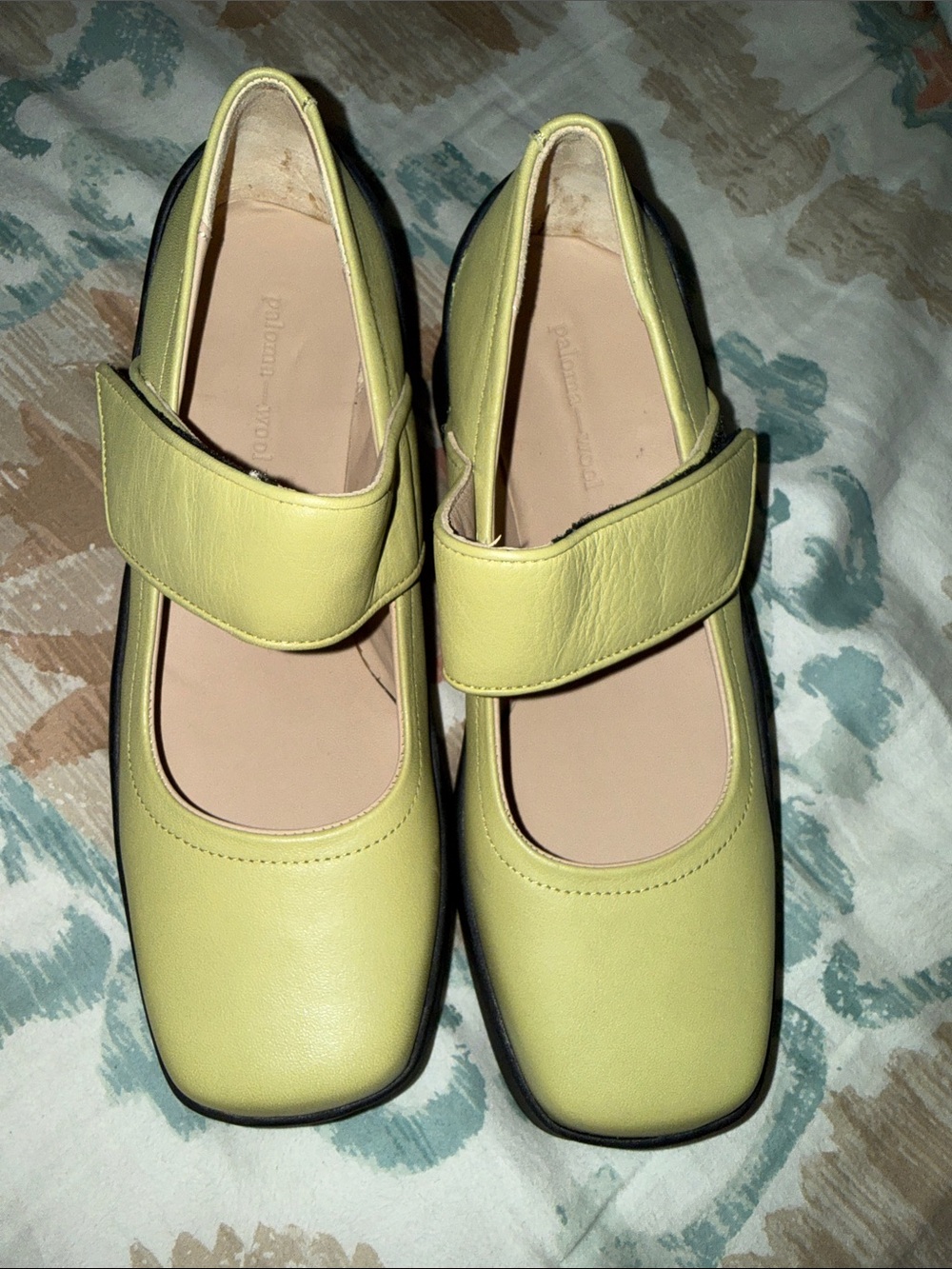 Paloma wool  size   38 
Lime Green Mary Jane Flats